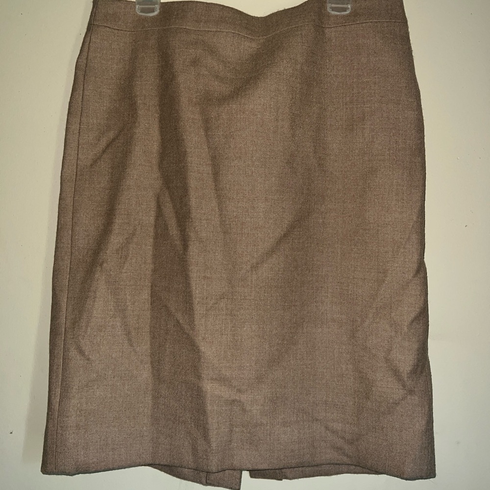 J Crew Elegant Brown Skirt